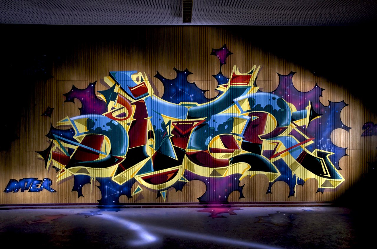 Graffiti Wall in Recklinghausen - Photo by Jupiter - Dater, SUK, Back-to-School (2013)