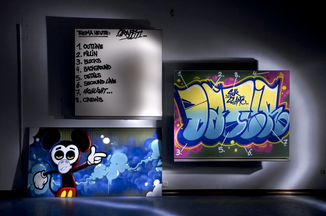 Graffiti Wall in Recklinghausen - Photo by Jupiter - Dater, SUK, Back-to-School (2013)