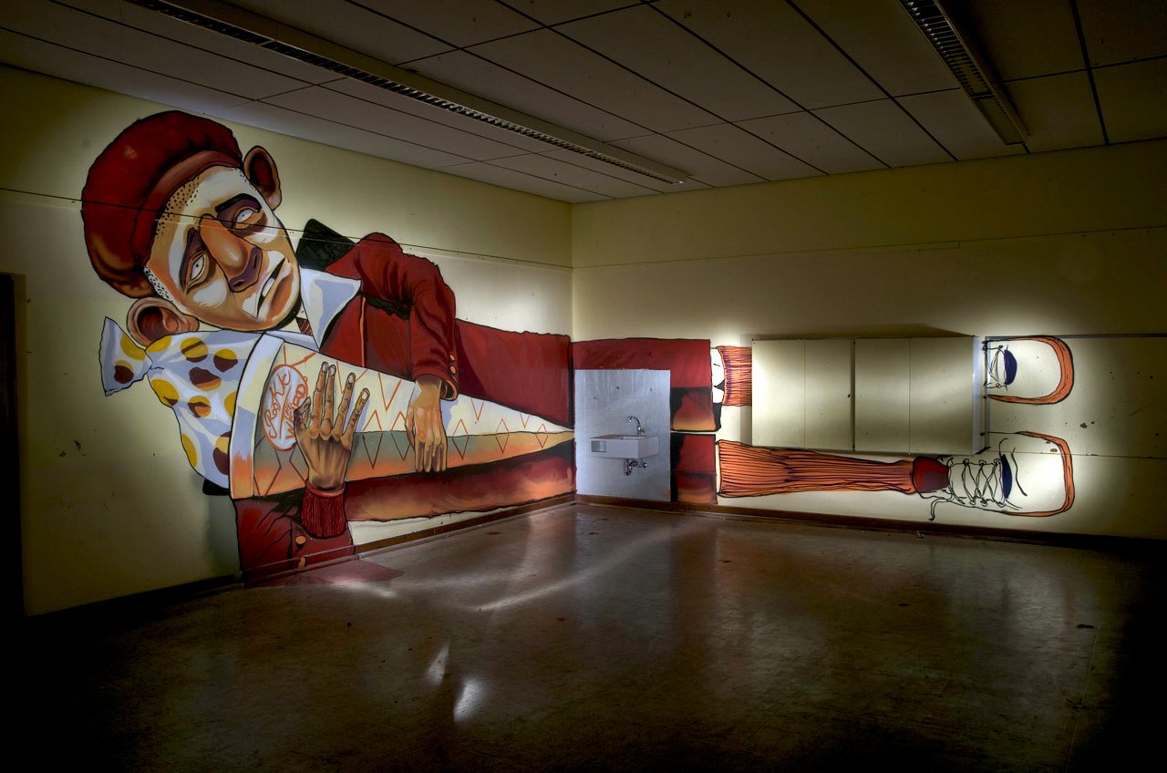 Graffiti Wall in Recklinghausen - Photo by Jupiter - Rookie, Character, Back-to-School (2013)