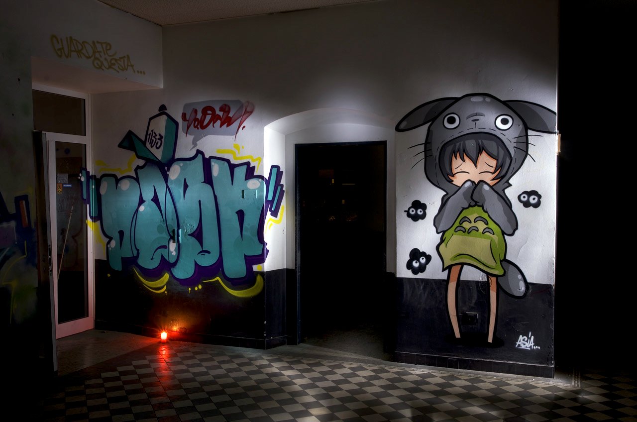 Graffiti Wall in Recklinghausen - Photo by Jupiter - Nask, Asia, Back-to-School (2013)