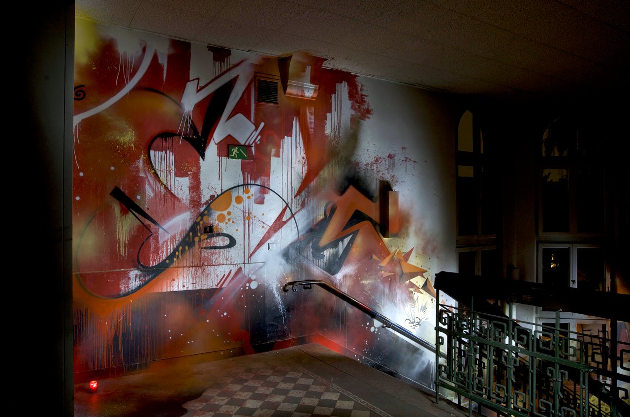 Graffiti Wall in Recklinghausen - Photo by Jupiter - Demon, Back-to-School, Back2School (2013)
