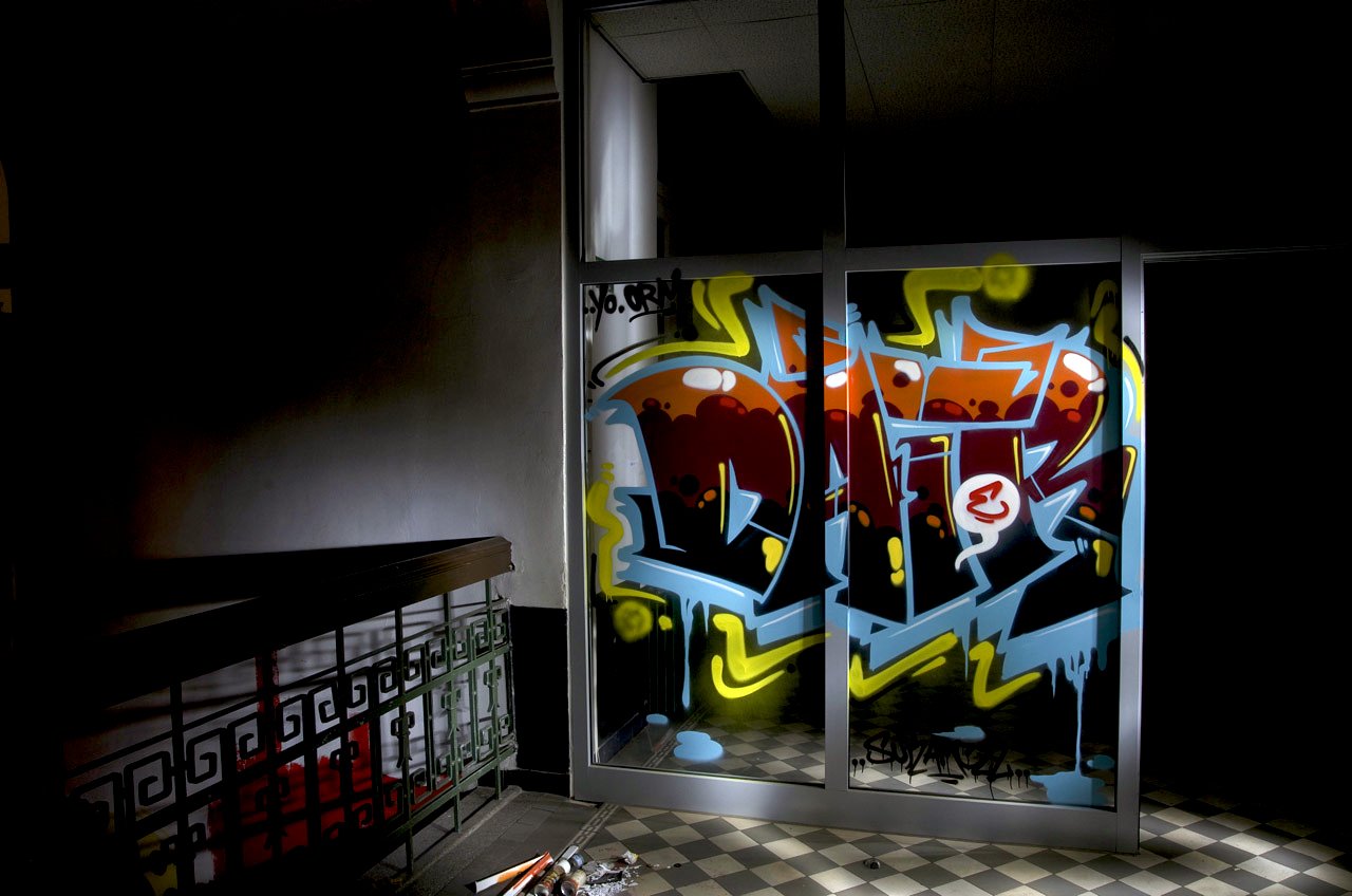 Graffiti Wall in Recklinghausen - Photo by Jupiter - Dater, SUK, Back-to-School (2013)