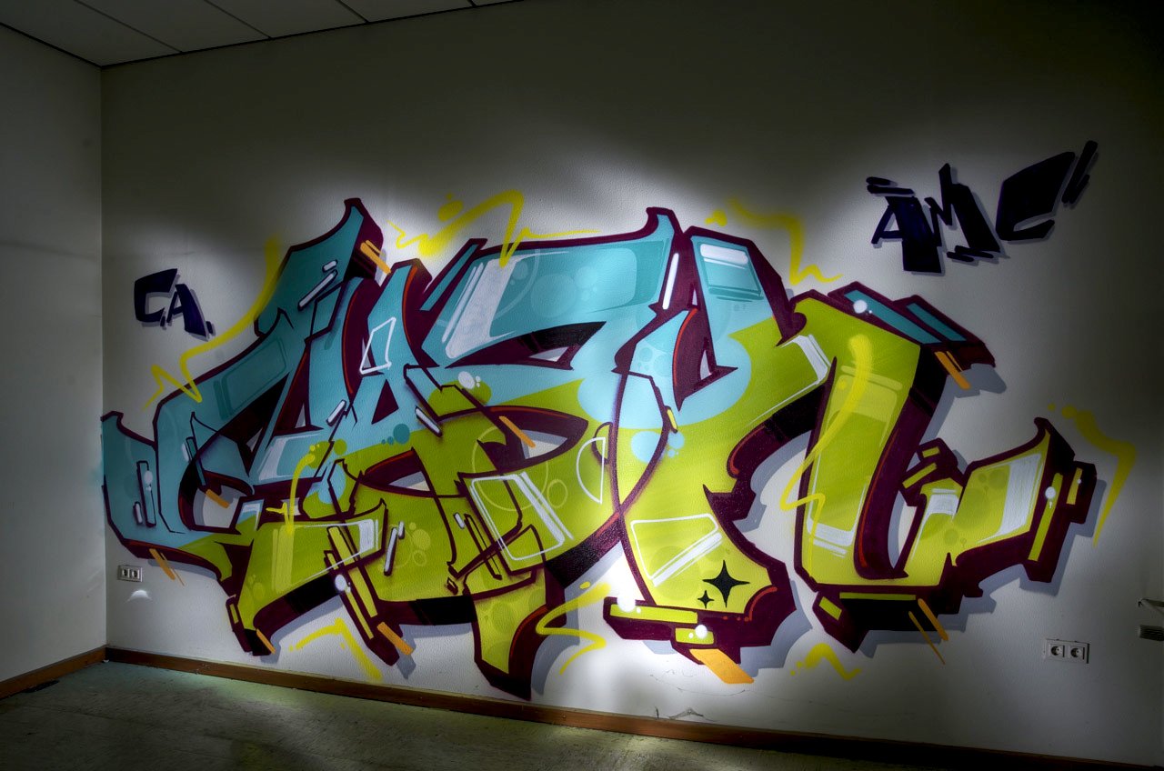 Graffiti Wall in Recklinghausen - Photo by Jupiter - Nask, AMC, Back-to-School (2013)