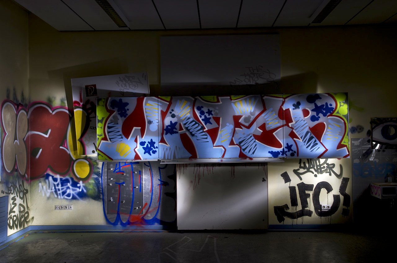 Graffiti Wall in Recklinghausen - Photo by Jupiter - Water, Back-to-School, Back2School (2013)
