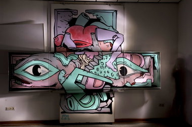 Graffiti Wall in Recklinghausen - Photo by Jupiter - Fiktion21, Back-to-School, Back2School (2013)