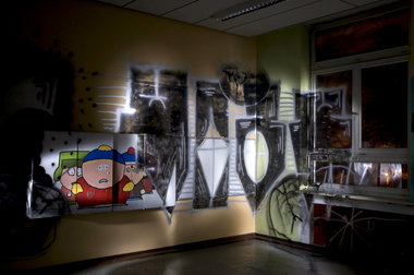 Graffiti Wall in Recklinghausen - Photo by Jupiter - Hoax, DFF, AFS (2013)