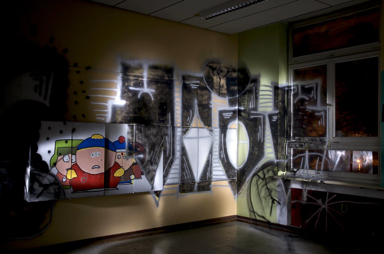 Graffiti Wall in Recklinghausen - Photo by Jupiter - Hoax, DFF, AFS (2013)