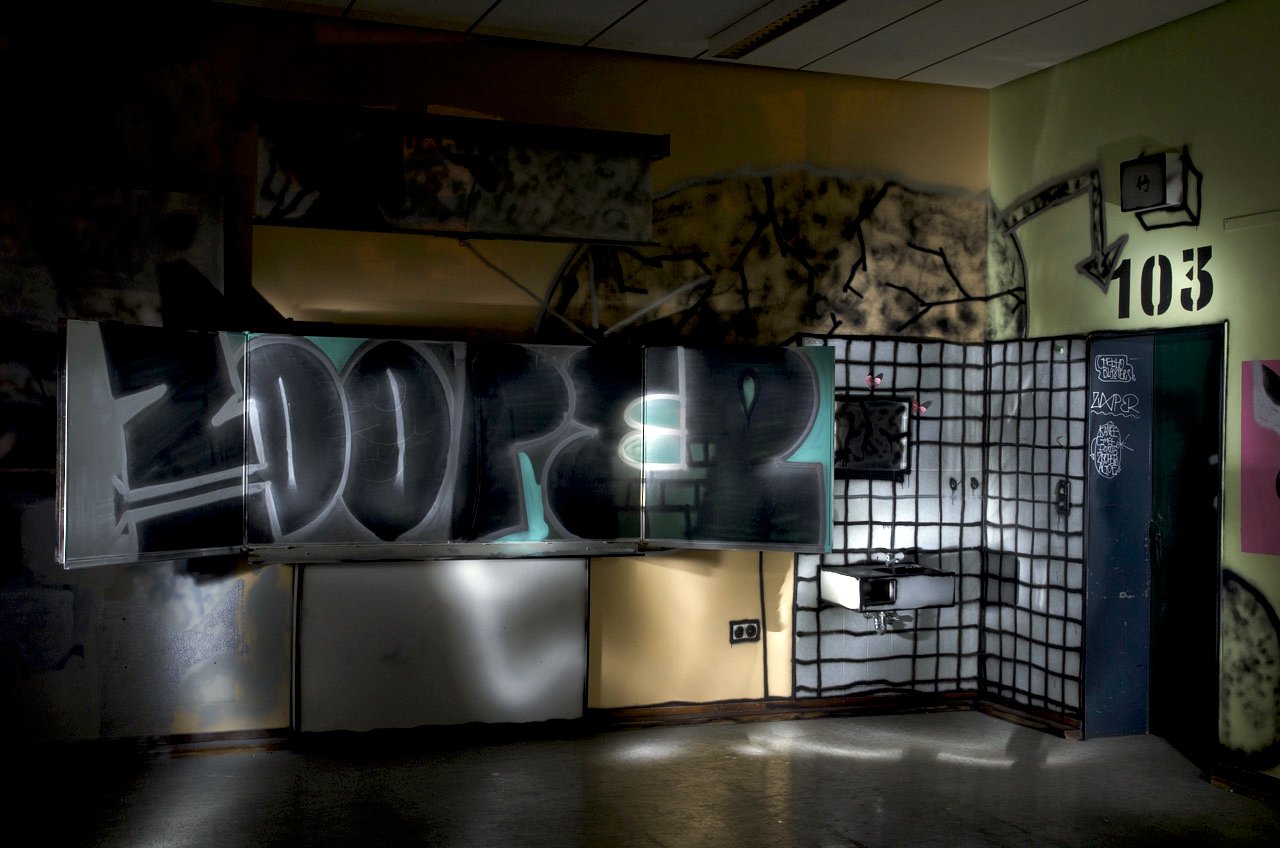 Graffiti Wall in Recklinghausen - Photo by Jupiter - Zooper, DFF, AFS (2013)