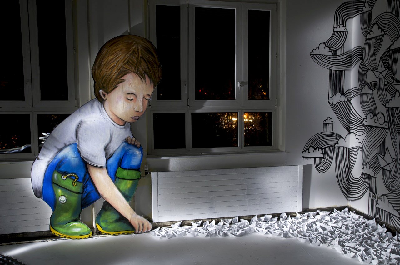 Graffiti Street Art in Recklinghausen - Photo by Jupiter - Dream, Back-to-School, Back2School (2013)