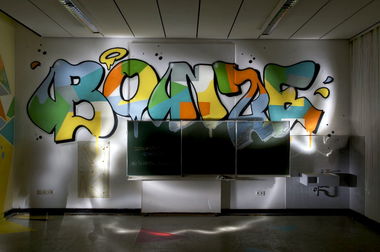 Graffiti Wall in Recklinghausen - Photo by Jupiter - Bonze, BlackBoard, FOG (2013)