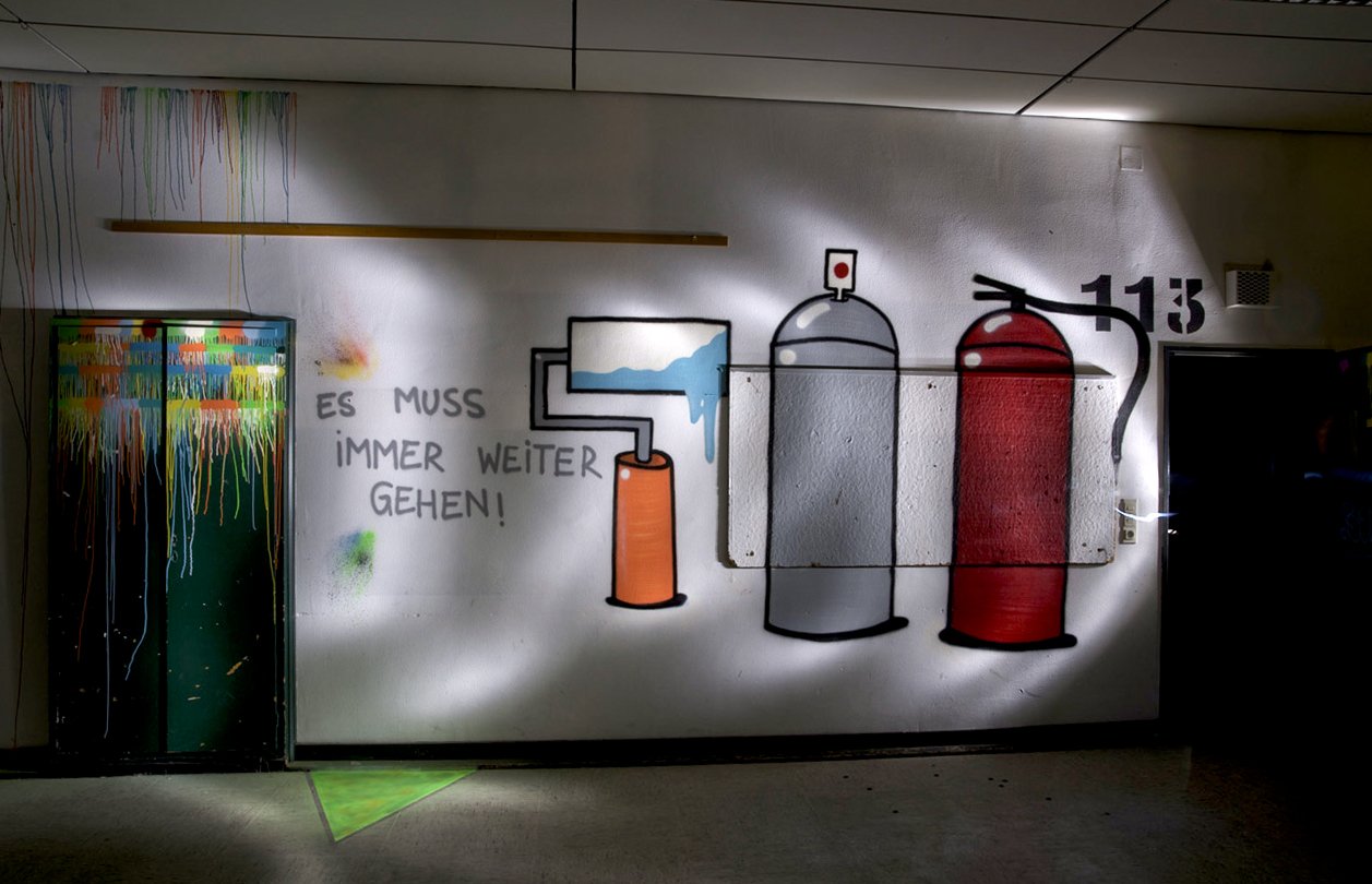 Graffiti Wall in Recklinghausen - Photo by Jupiter - FOG, Back-to-School, Messages (2013)