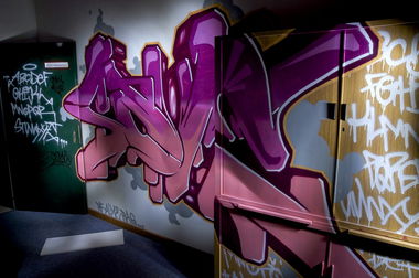 Graffiti Wall in Recklinghausen - Photo by Jupiter - Some, Alme, Back-to-School (2013)