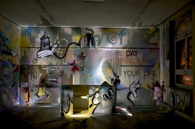 Graffiti Wall in Recklinghausen - Photo by Jupiter - Demon, Back-to-School, Qumi (2013)