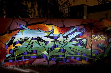 Graffiti Wall in Köln - Photo by Jupiter - Twik, DFE, Cologne (2013)
