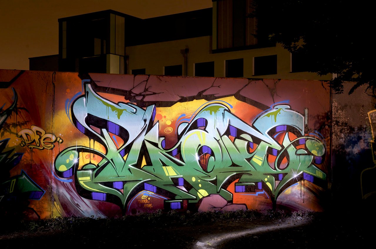 Graffiti Wall in Köln - Photo by Jupiter - Plaque, Bandits, Cologne (2013)
