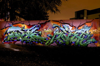 Graffiti Wall in Köln - Photo by Jupiter - Twik, Motas, DFE (2013)