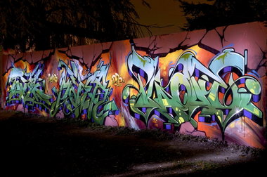 Graffiti Wall in Köln - Photo by Jupiter - Twik, Motas, Plaque (2013)