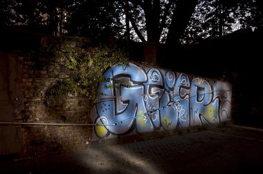 Graffiti Bombing in Köln - Photo by Jupiter - Geier, IMR, Cologne (2012)