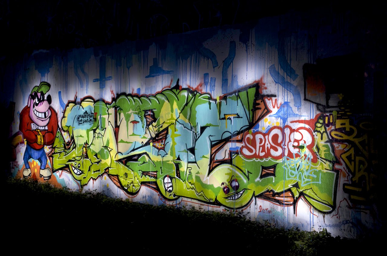 Graffiti Wall in Köln - Photo by Jupiter - Pokal, Character, SCT (2013)
