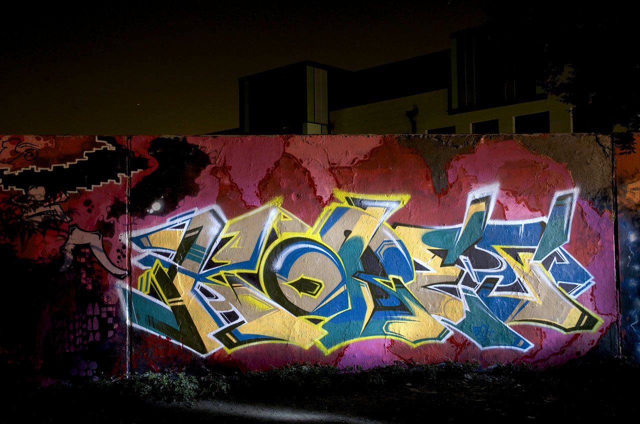 Graffiti Wall in Köln - Photo by Jupiter - Köbes, Köds, CPS (2013)