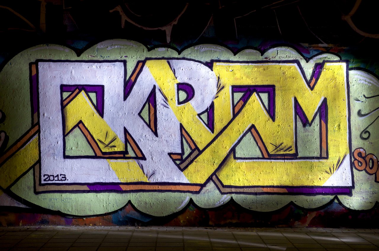 Graffiti Wall in Köln - Photo by Jupiter - Ekrem, DFV, Cologne (2013)