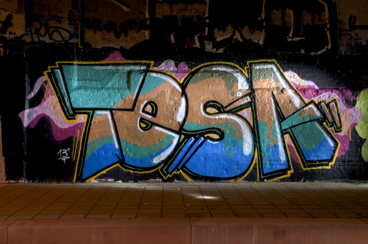 Graffiti Wall - Photo by Jupiter - Tesa, DFV, 354 (2013)
