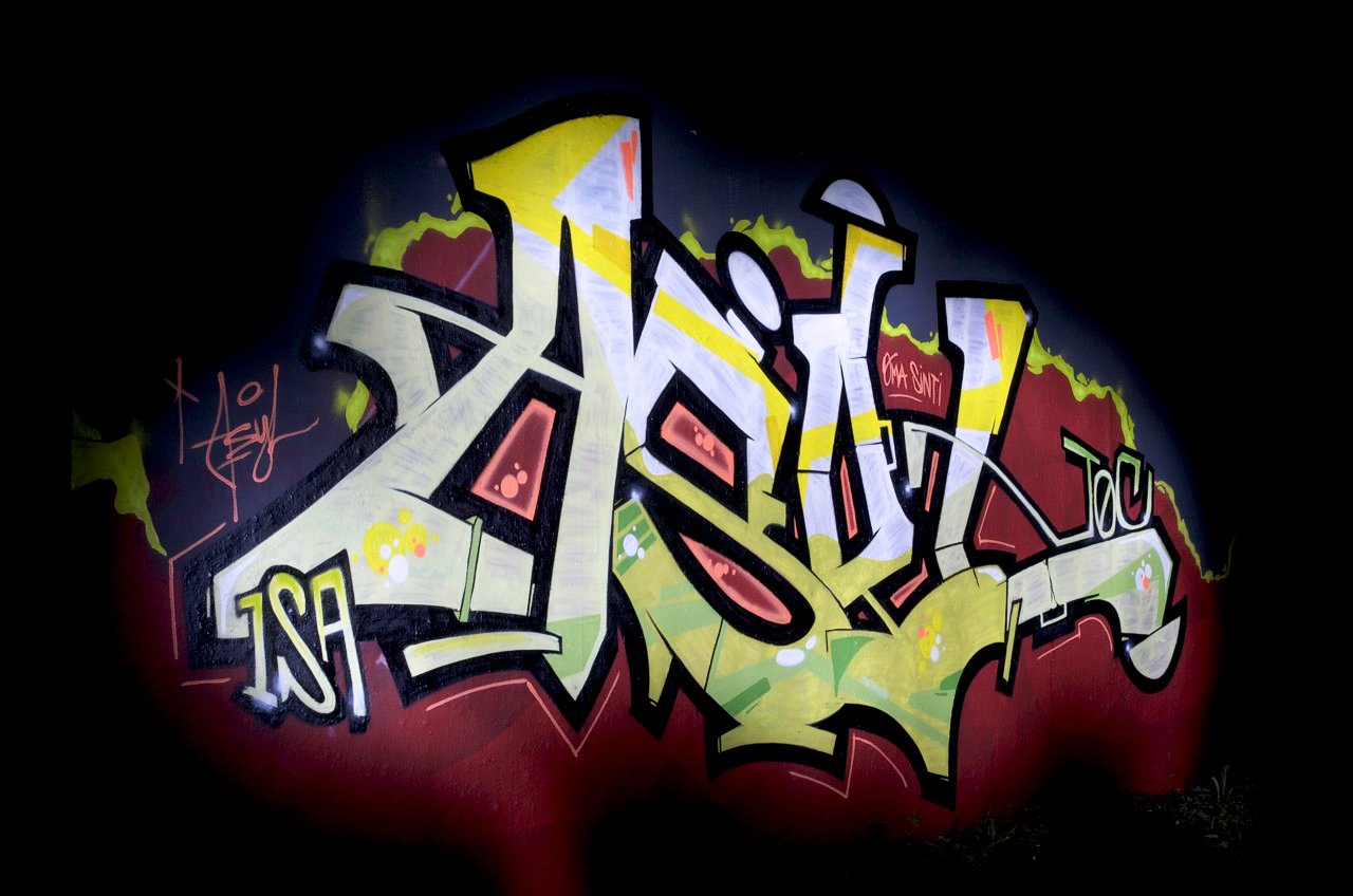Graffiti Wall in Köln - Photo by Jupiter - Asyl, TOC, Cologne (2013)