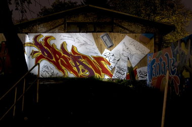 Graffiti Wall in Wiesbaden - Photo by Jupiter - Draw, Hall-of-Fame, HallWorks (2013)