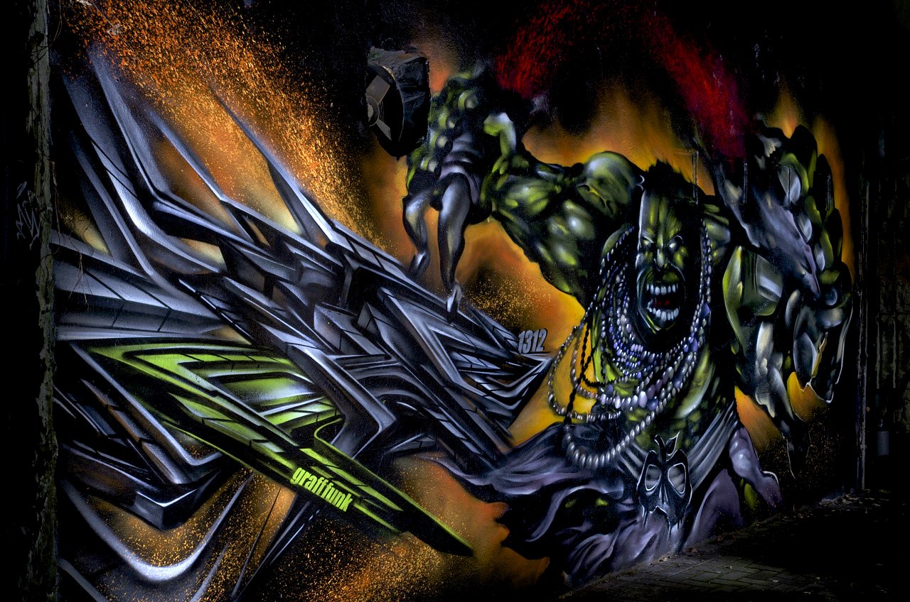 Graffiti Wall in Kleve - Photo by Jupiter - Character, Ephiq, Graff-Funk (2013)