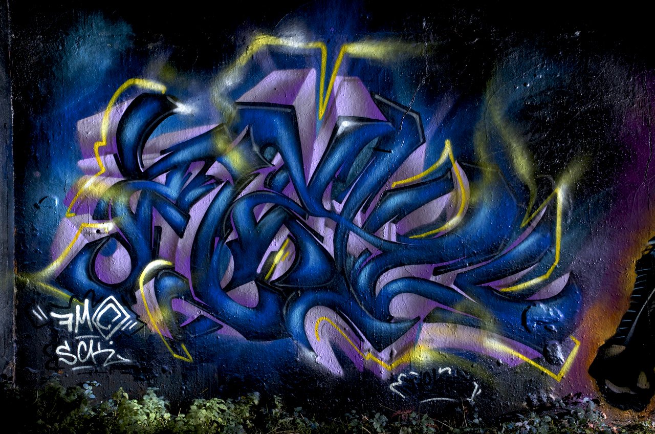 Graffiti Wall in Kleve - Photo by Jupiter - Ziek, ClockWork, SCK (2013)