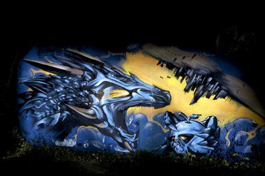 Graffiti Wall in Kleve - Photo by Jupiter - Ephiq, Character, Hall-of-Fame (2013)