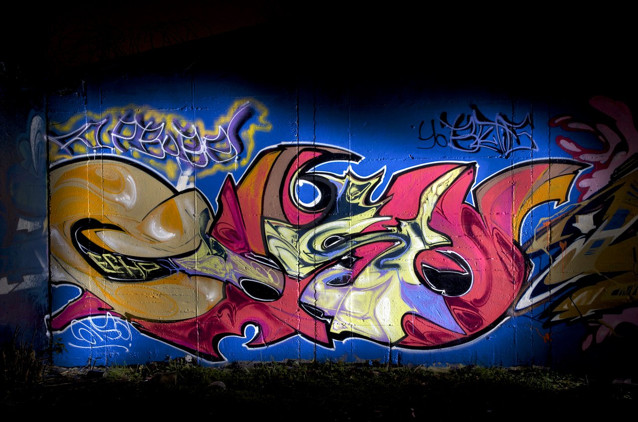 Graffiti Wall in Kleve - Photo by Jupiter - Echo, Hall-of-Fame, HallWorks (2013)