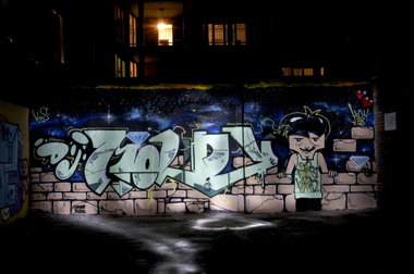 Graffiti Wall in Köln - Photo by Jupiter - KVS, Moldy, Cologne (2013)