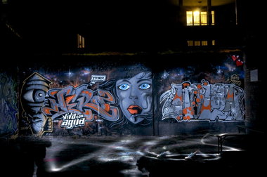 Graffiti Wall in Köln - Photo by Jupiter - KVS, Viva, con (2013)