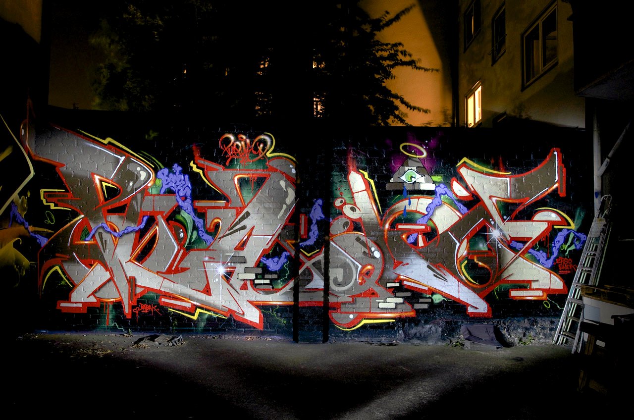 Graffiti Wall in Köln - Photo by Jupiter - Bandits, Cologne, Colonia (2012)