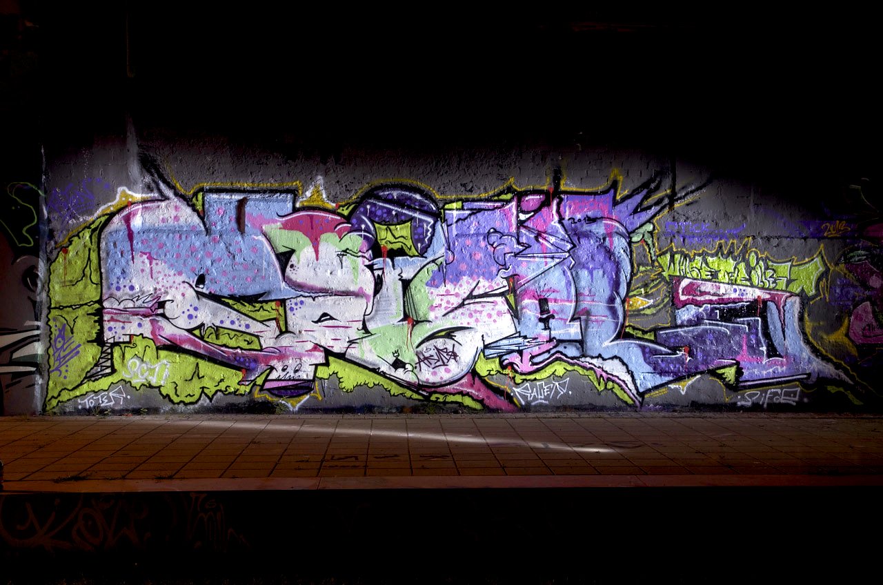 Graffiti Wall in Köln - Photo by Jupiter - Pokal, SCT, Cologne (2013)
