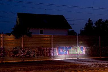 Graffiti Bombing in Troisdorf - Photo by Jupiter - Omen, DFV, 354