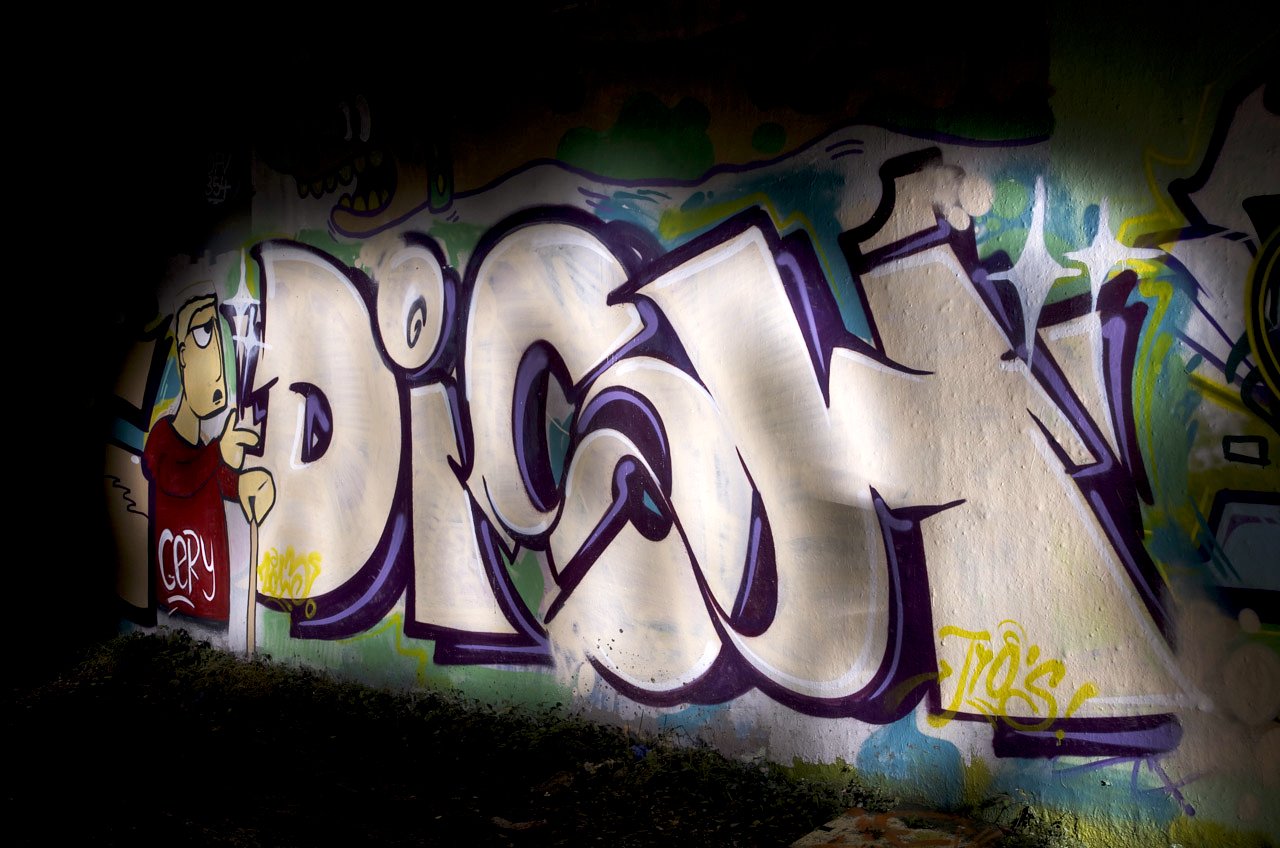 Graffiti Wall in Köln - Photo by Jupiter - Dish, TYOs, Cologne (2013)
