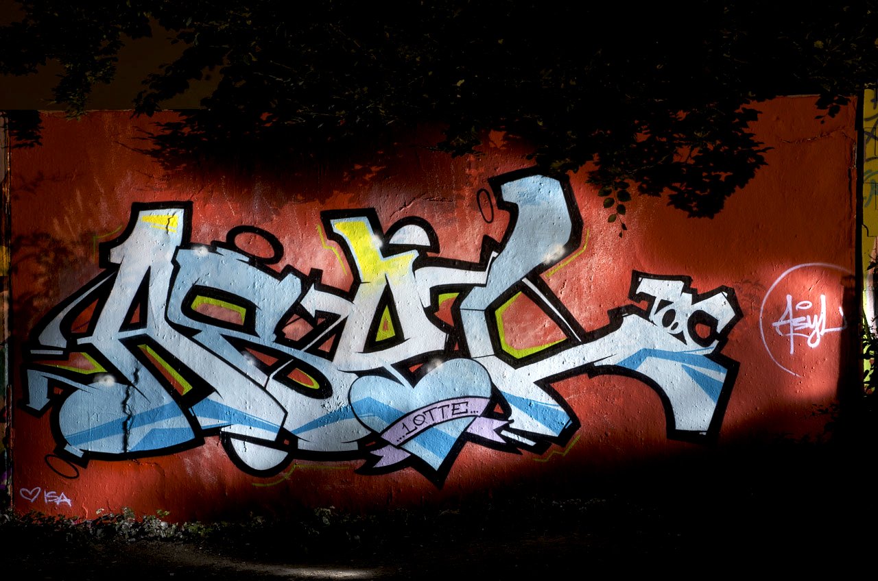 Graffiti Wall in Köln - Photo by Jupiter - Asyl, TOC, Cologne (2013)