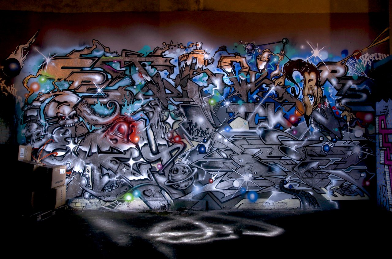 Graffiti Wall in Köln - Photo by Jupiter - TRok, Eazy-T, Drik (2013)