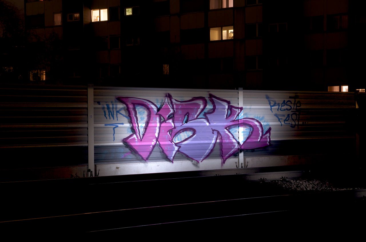 Graffiti Bombing in Köln - Photo by Jupiter - Disk, INK, Cologne (2014)
