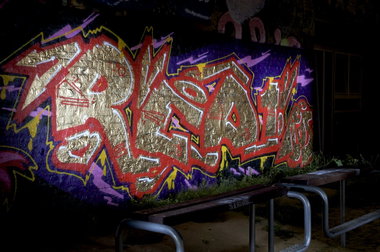 Graffiti Wall in Köln - Photo by Jupiter - Red, Cologne, Colonia (2013)