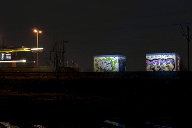 Graffiti Bombing in Köln - Photo by Jupiter - Pig, Kebs, KVS