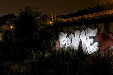 Graffiti Bombing in Köln - Photo by Jupiter - Sone, DFV, 354