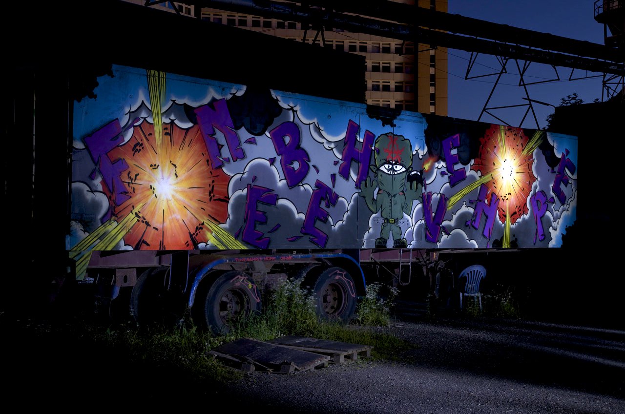 Graffiti Artwork in Köln - Photo by Jupiter - Fone, Behave, Hope (2012)