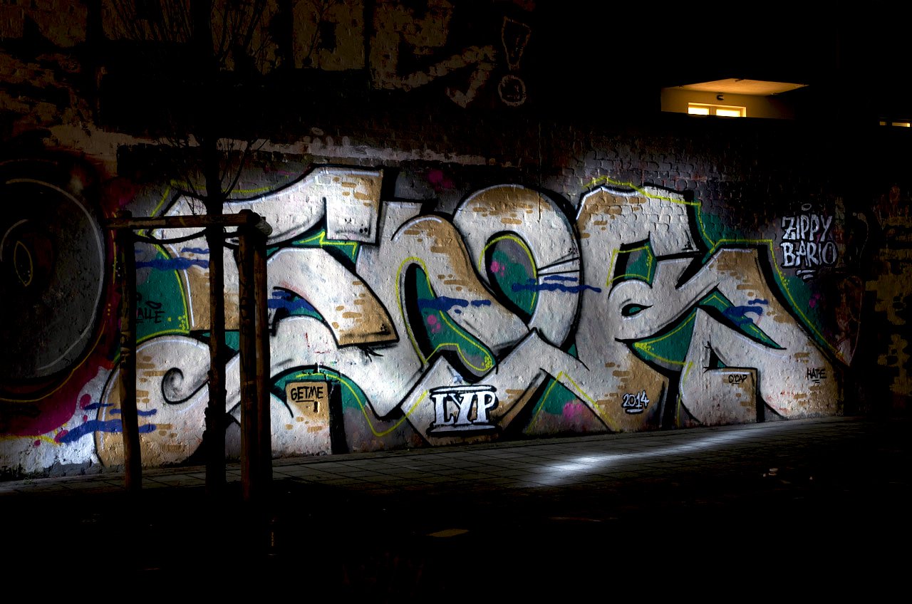 Graffiti Wall in Köln - Photo by Jupiter - Cologne, Colonia, Hall-of-Fame (2014)