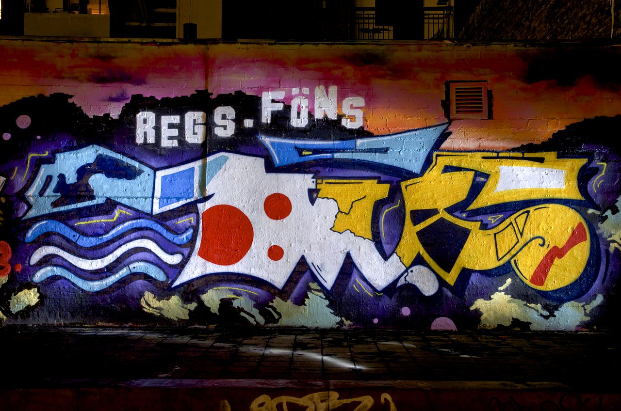 Graffiti Wall in Köln - Photo by Jupiter - Regs, Föns, Cologne (2013)