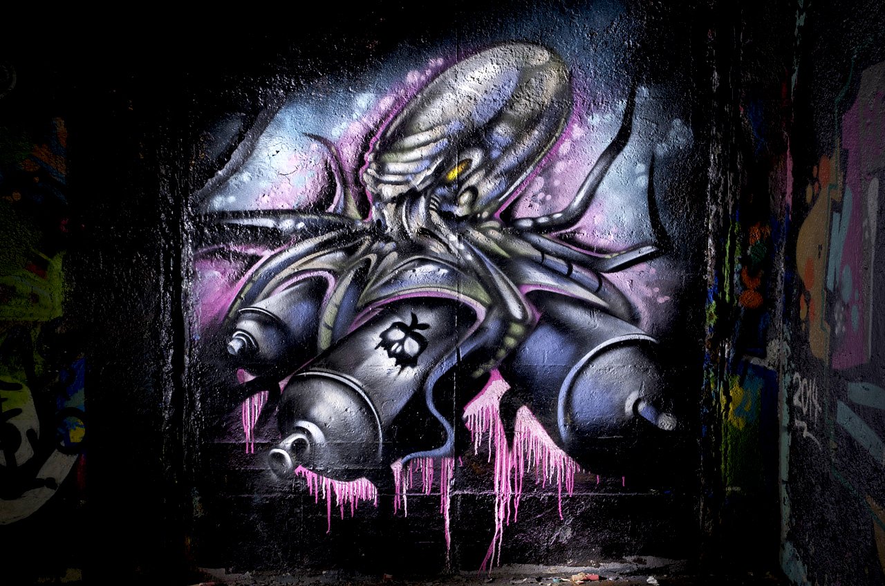 Graffiti Wall in Kleve - Photo by Jupiter - Ephiq, Character, FoD (2014)