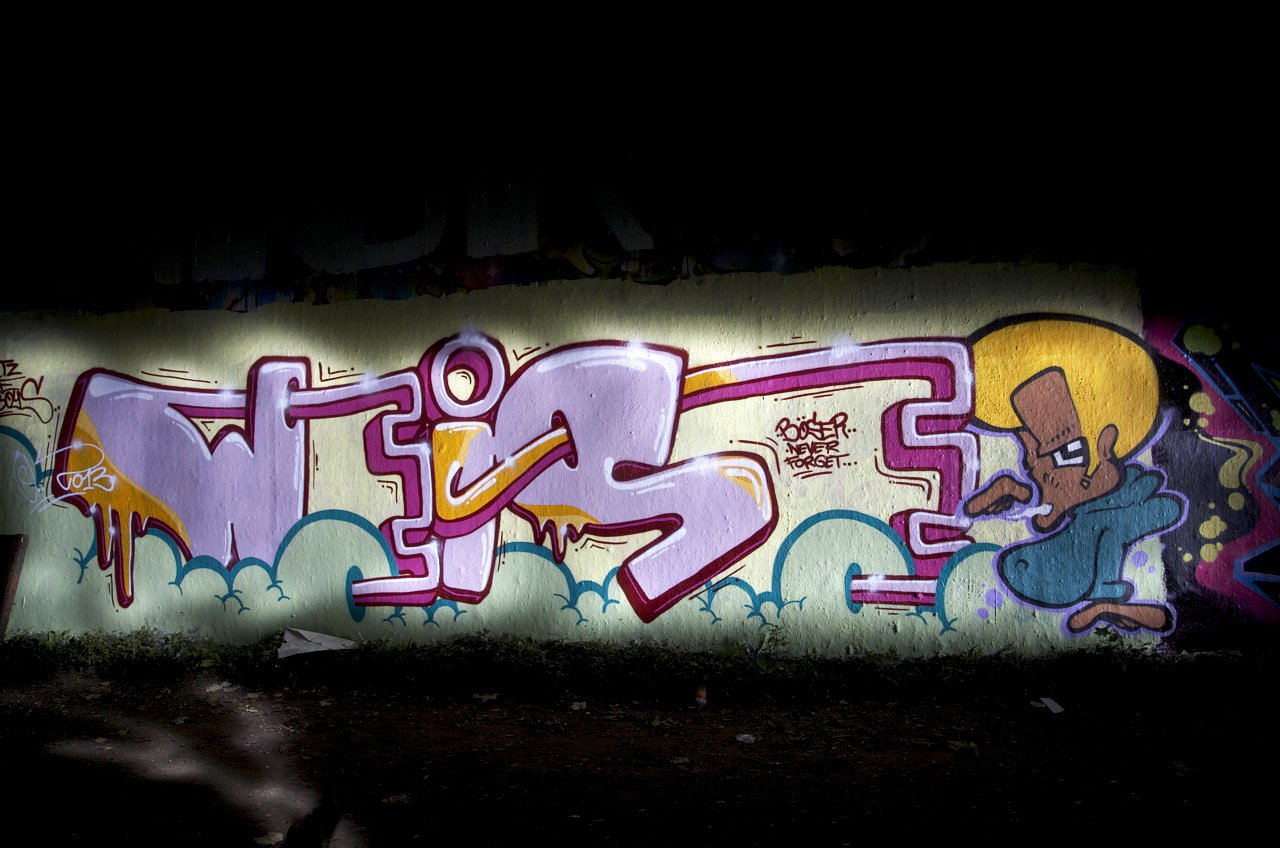 Graffiti Wall in Köln - Photo by Jupiter - Weise, Box, Cologne (2013)