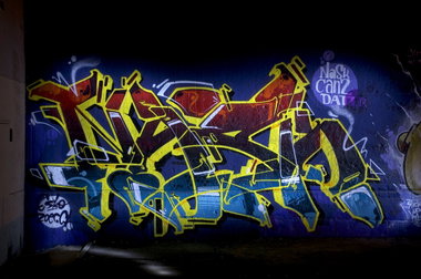 Graffiti Wall in Koblenz - Photo by Jupiter - Nask, AMC, BridgeWorks (2013)